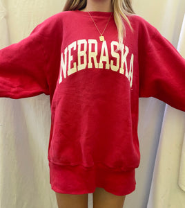 (L) Vintage Nebraska Sweatshirt