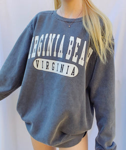 (L) Virginia Beach Comfort Colors Sweatshirt