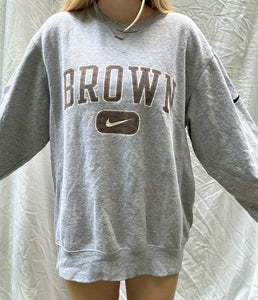 (M) Brown Nike Sweatshirt