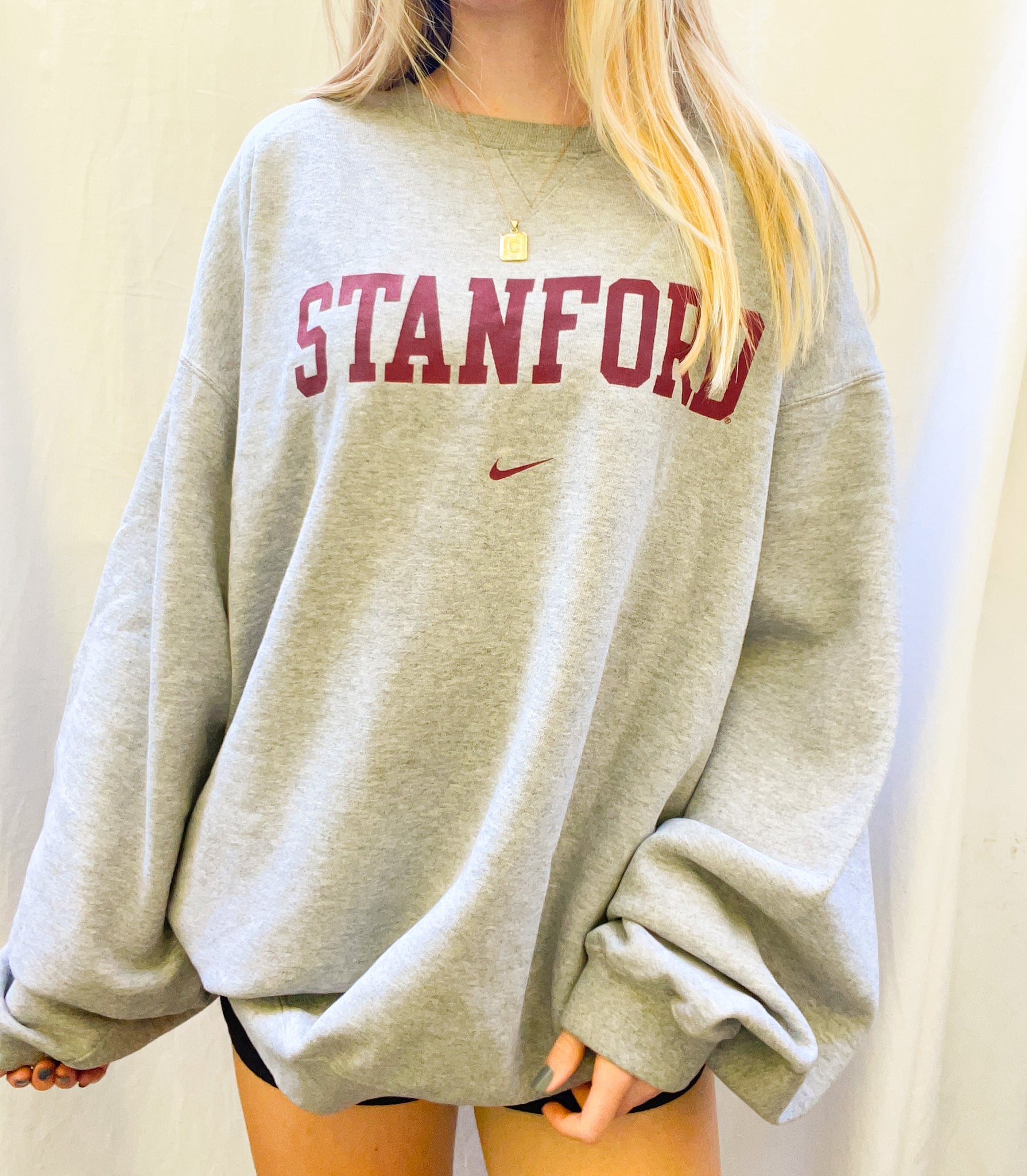 Vintage Champion Stanford University Hooded Sweatshirt