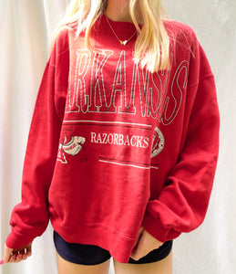 (S/M) Arkansas Vintage Sweatshirt